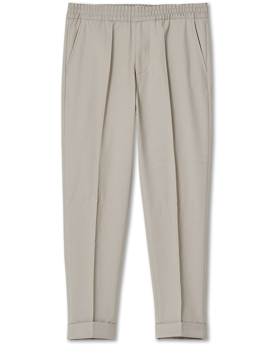 Herr | Byxor | Filippa K | Terry Cropped Trousers Light Taupe