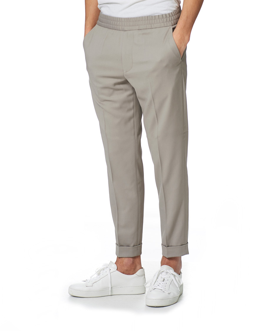 Herr | Byxor | Filippa K | Terry Cropped Trousers Light Taupe
