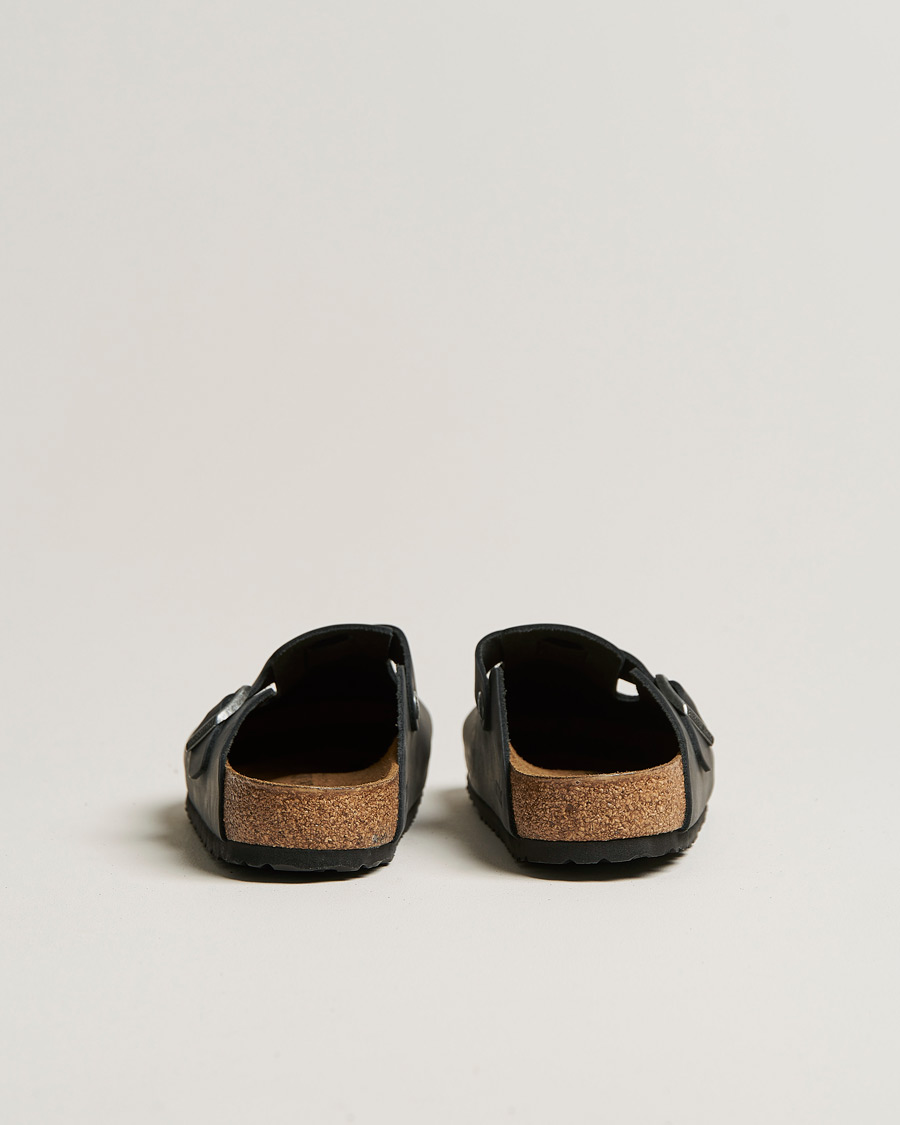 Herr | Sandaler & Tofflor | BIRKENSTOCK | Boston Classic Footbed Black Oiled Leather