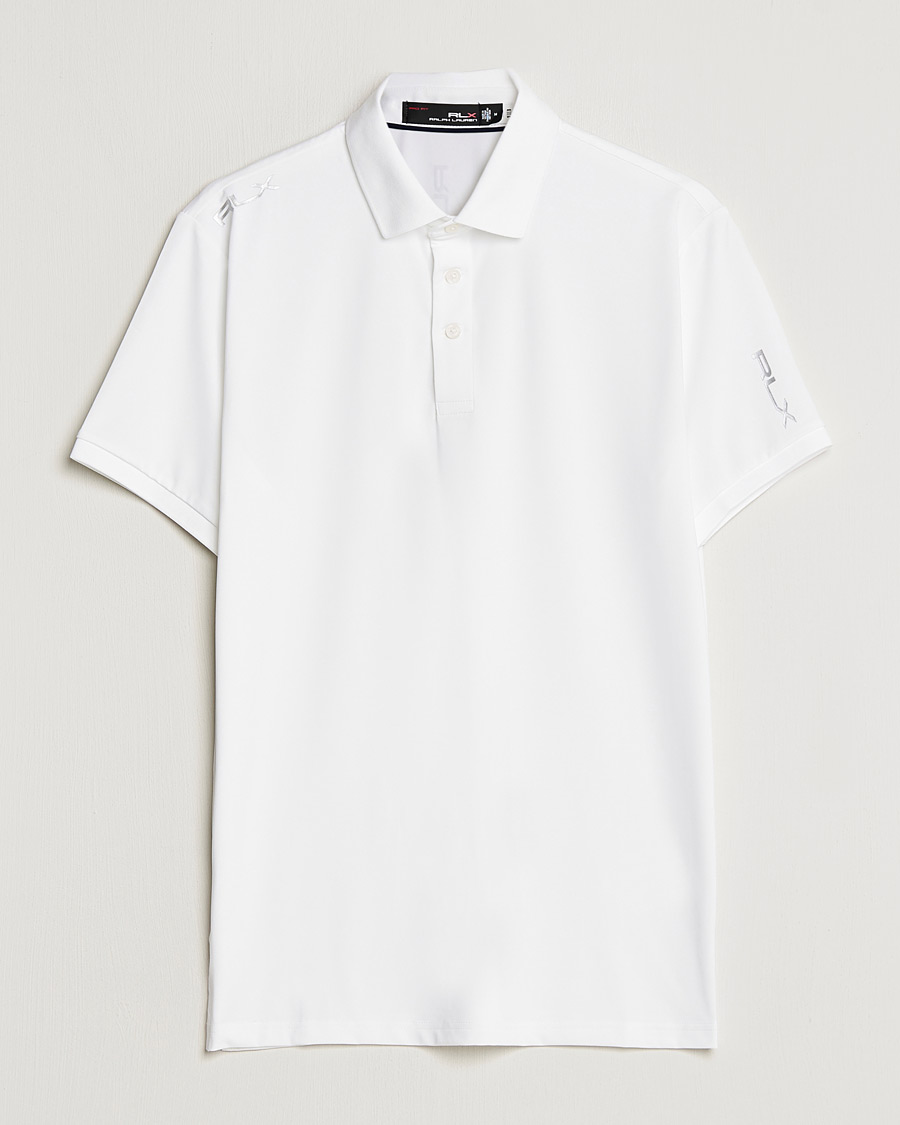 Herr | Pikéer | RLX Ralph Lauren | Airflow Active Jersey Polo Ceramic White