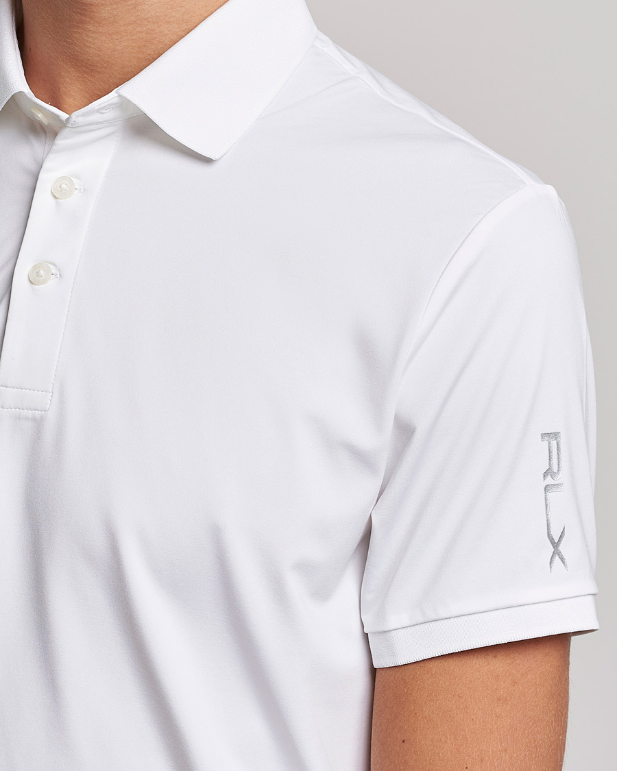 Herr | Pikéer | RLX Ralph Lauren | Airflow Active Jersey Polo Ceramic White