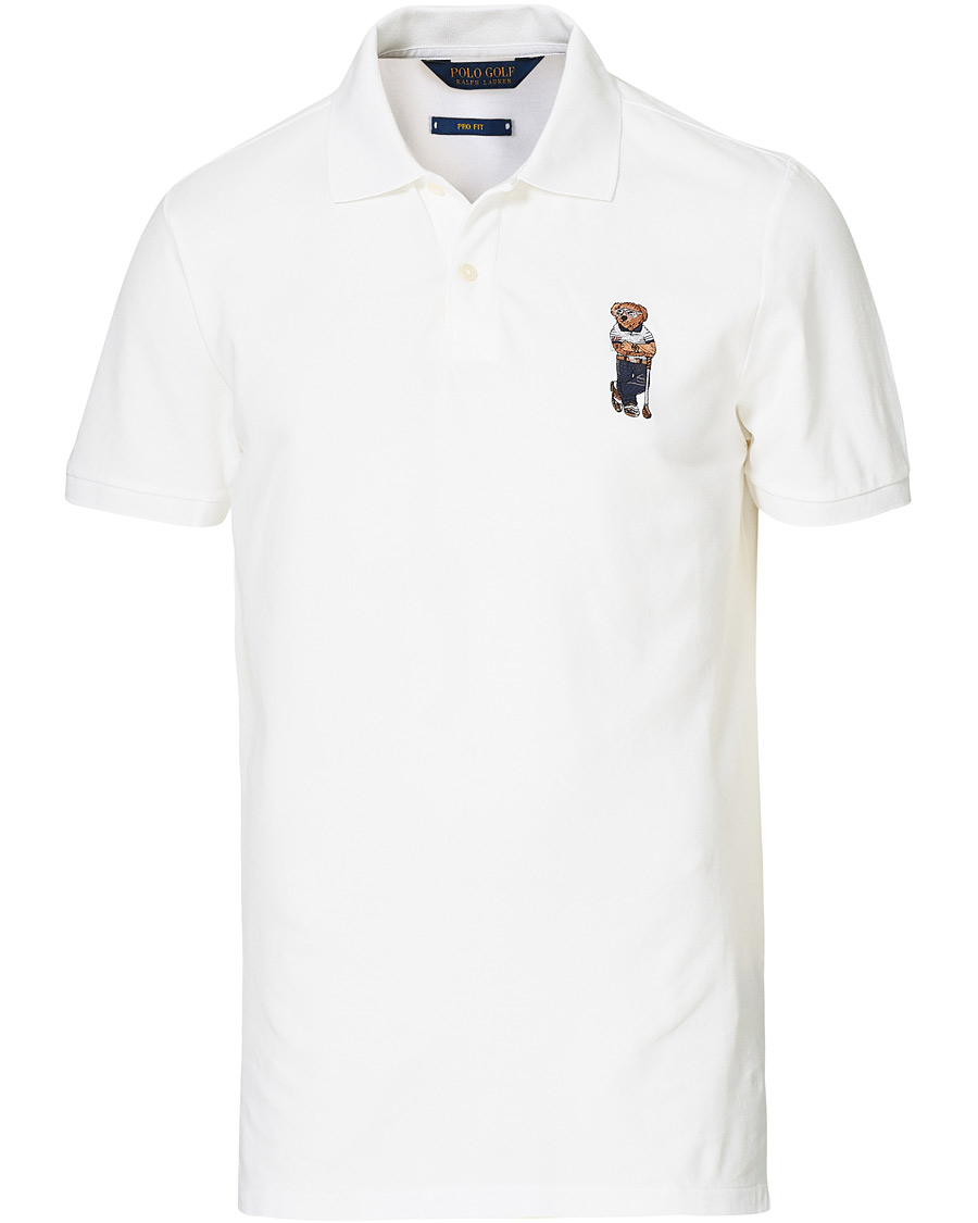 Herr | Pikéer | Polo Ralph Lauren Golf | Performance Golf Bear Polo White