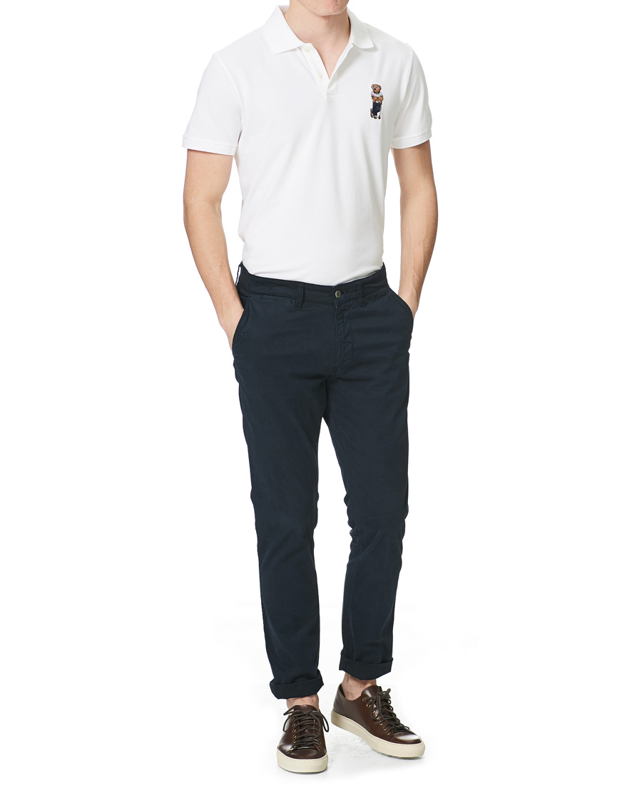 Herr | Pikéer | Polo Ralph Lauren Golf | Performance Golf Bear Polo White