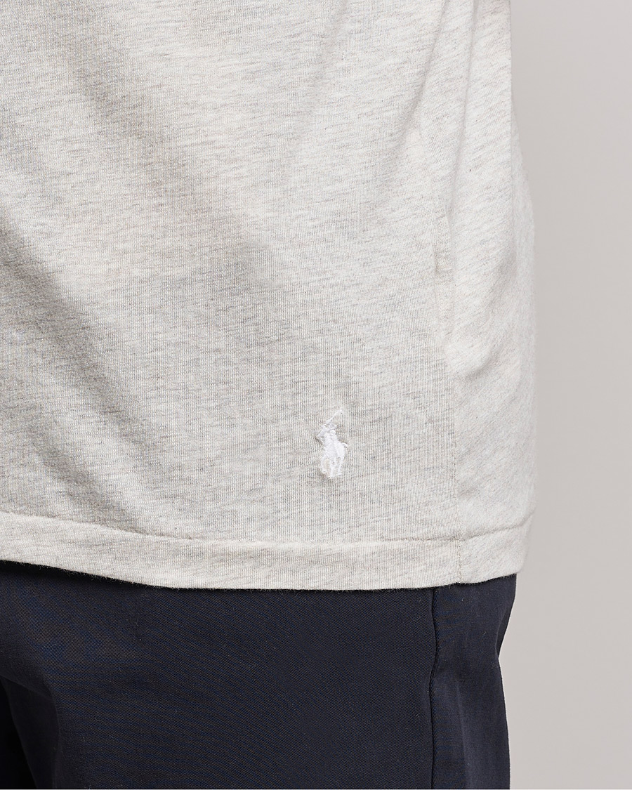 Herr | T-Shirts | Polo Ralph Lauren | 3-Pack Crew Neck T-Shirt Heather/Grey/Charcoal