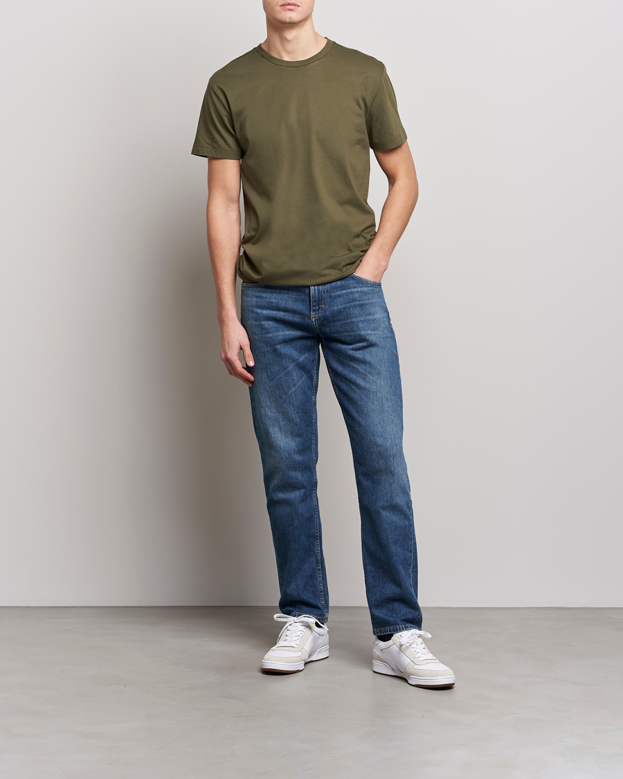 Herr | T-Shirts | Polo Ralph Lauren | 3-Pack Crew Neck T-Shirt Olive/Green/Dark Green