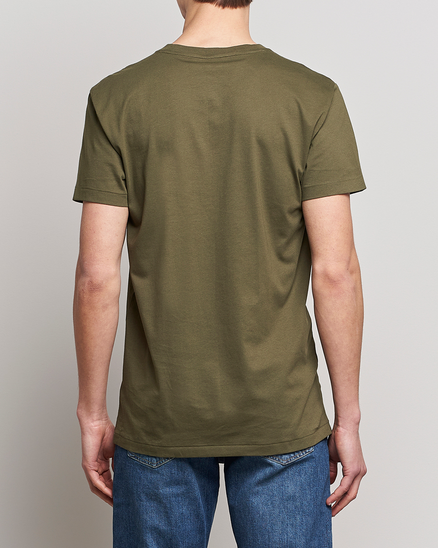 Herr | T-Shirts | Polo Ralph Lauren | 3-Pack Crew Neck T-Shirt Olive/Green/Dark Green