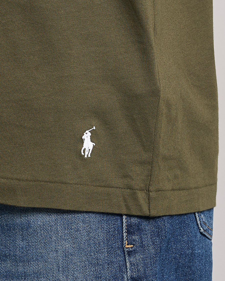 Herr | T-Shirts | Polo Ralph Lauren | 3-Pack Crew Neck T-Shirt Olive/Green/Dark Green