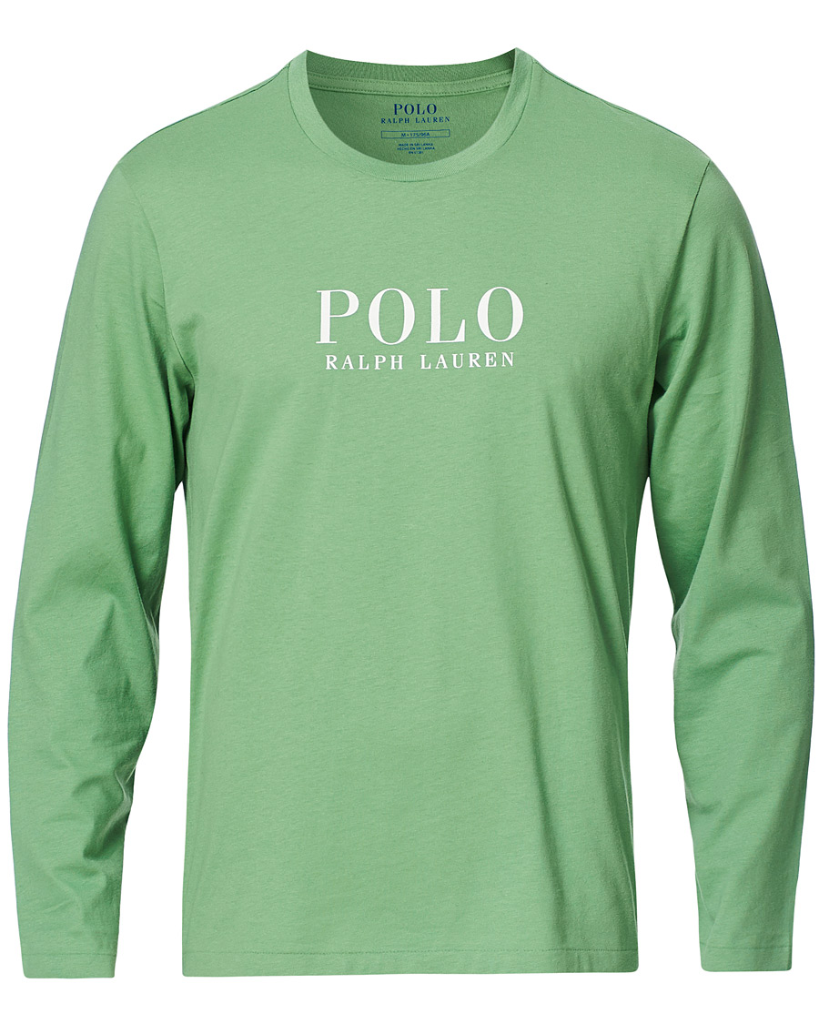 Herr | T-Shirts | Polo Ralph Lauren | Liquid Cotton Long Sleeve Tee Outback Green