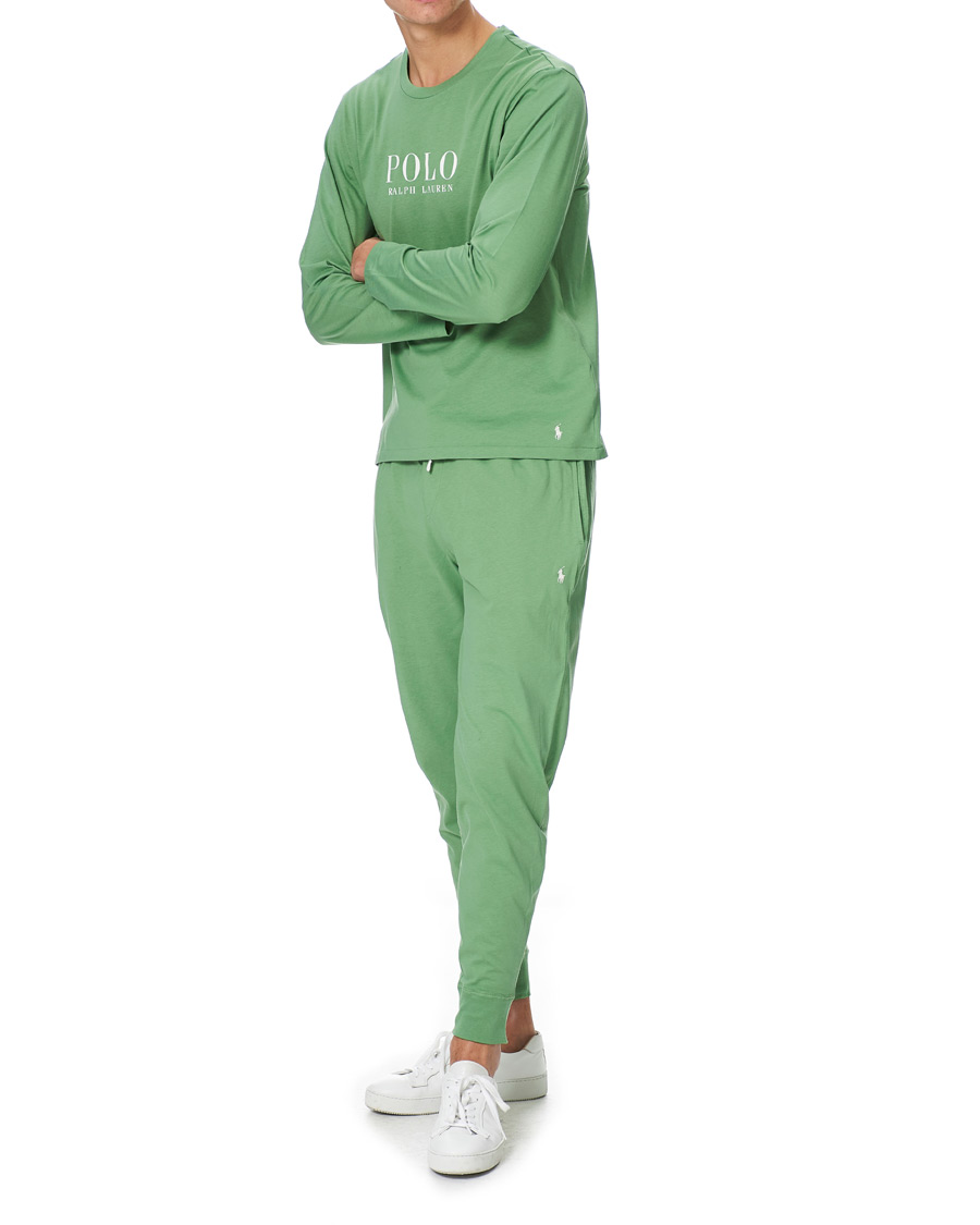 Herr | T-Shirts | Polo Ralph Lauren | Liquid Cotton Long Sleeve Tee Outback Green