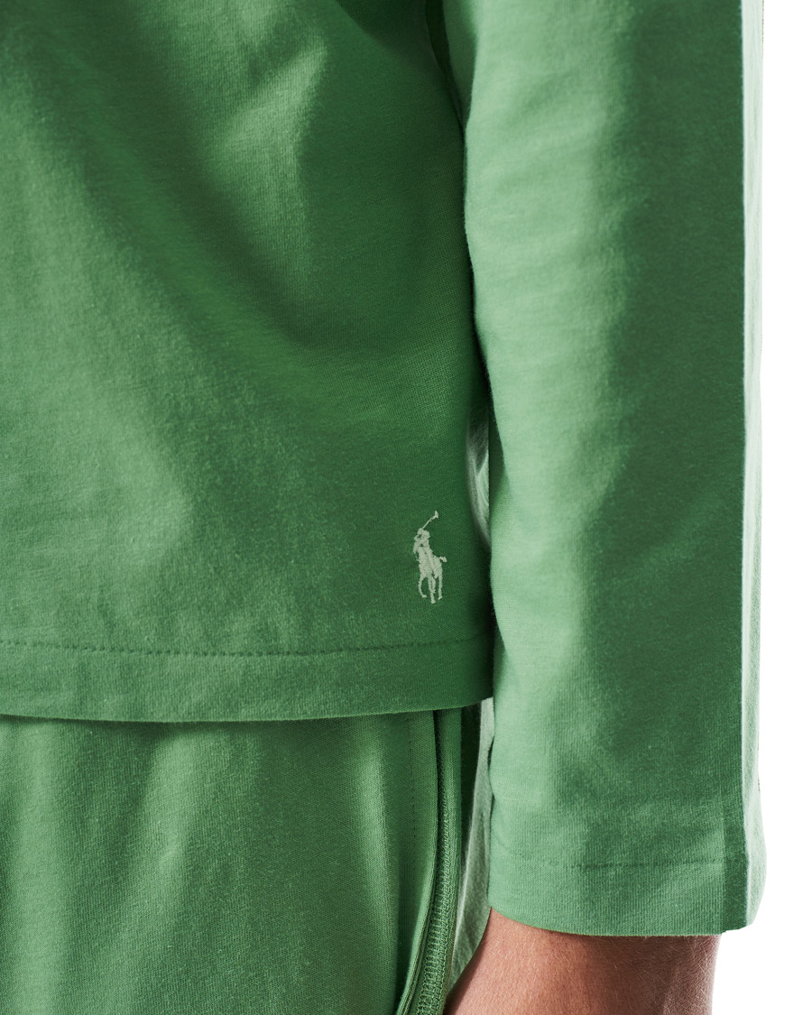 Herr | T-Shirts | Polo Ralph Lauren | Liquid Cotton Long Sleeve Tee Outback Green