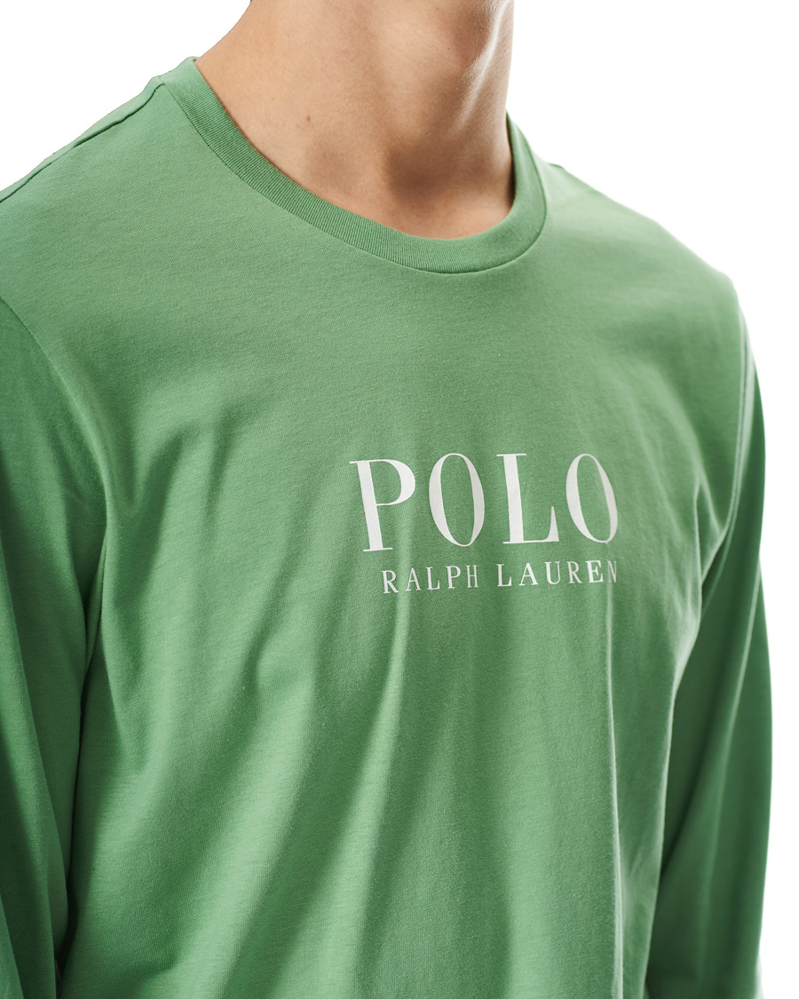 Herr | T-Shirts | Polo Ralph Lauren | Liquid Cotton Long Sleeve Tee Outback Green