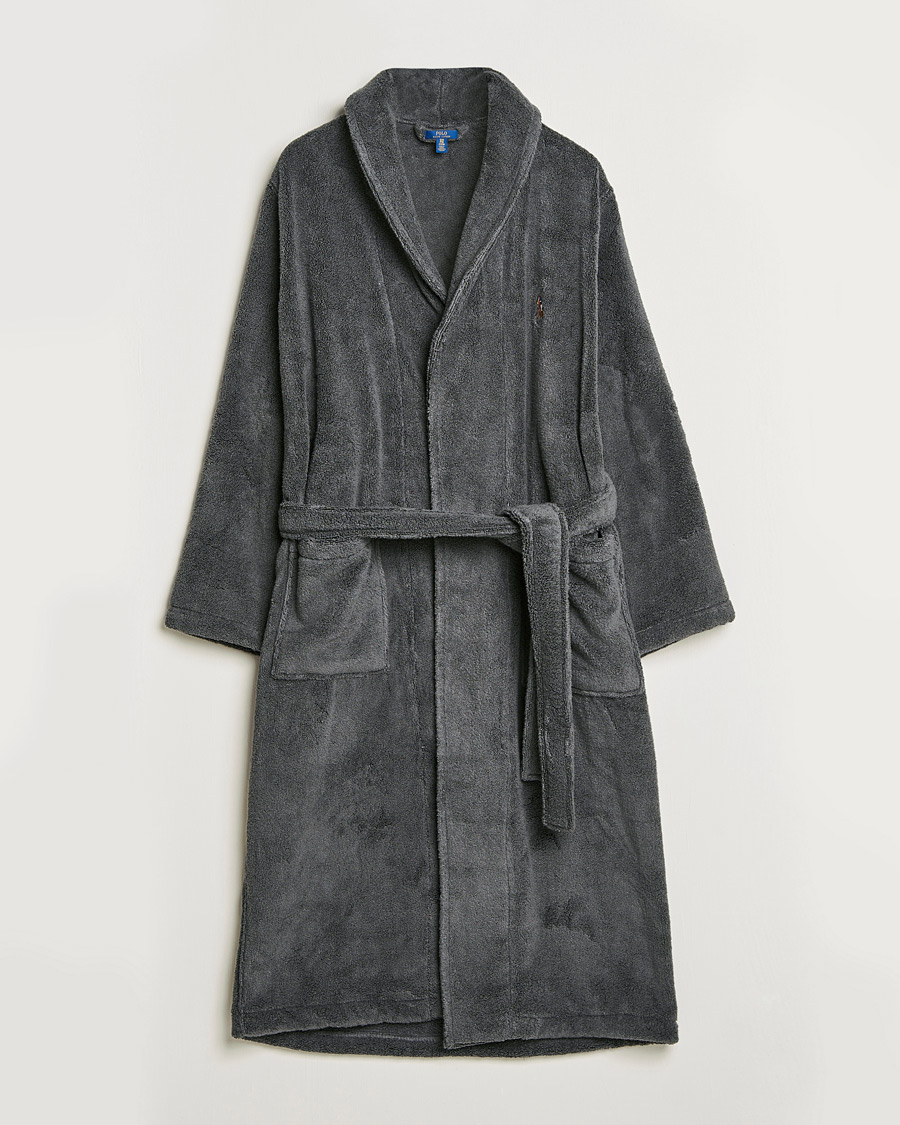Herr | Pyjamas & Morgonrockar | Polo Ralph Lauren | Cotton Terry Robe Dark Slate