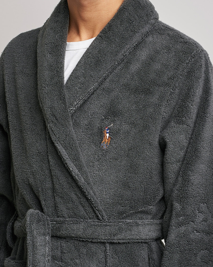 Herr | Pyjamas & Morgonrockar | Polo Ralph Lauren | Cotton Terry Robe Dark Slate