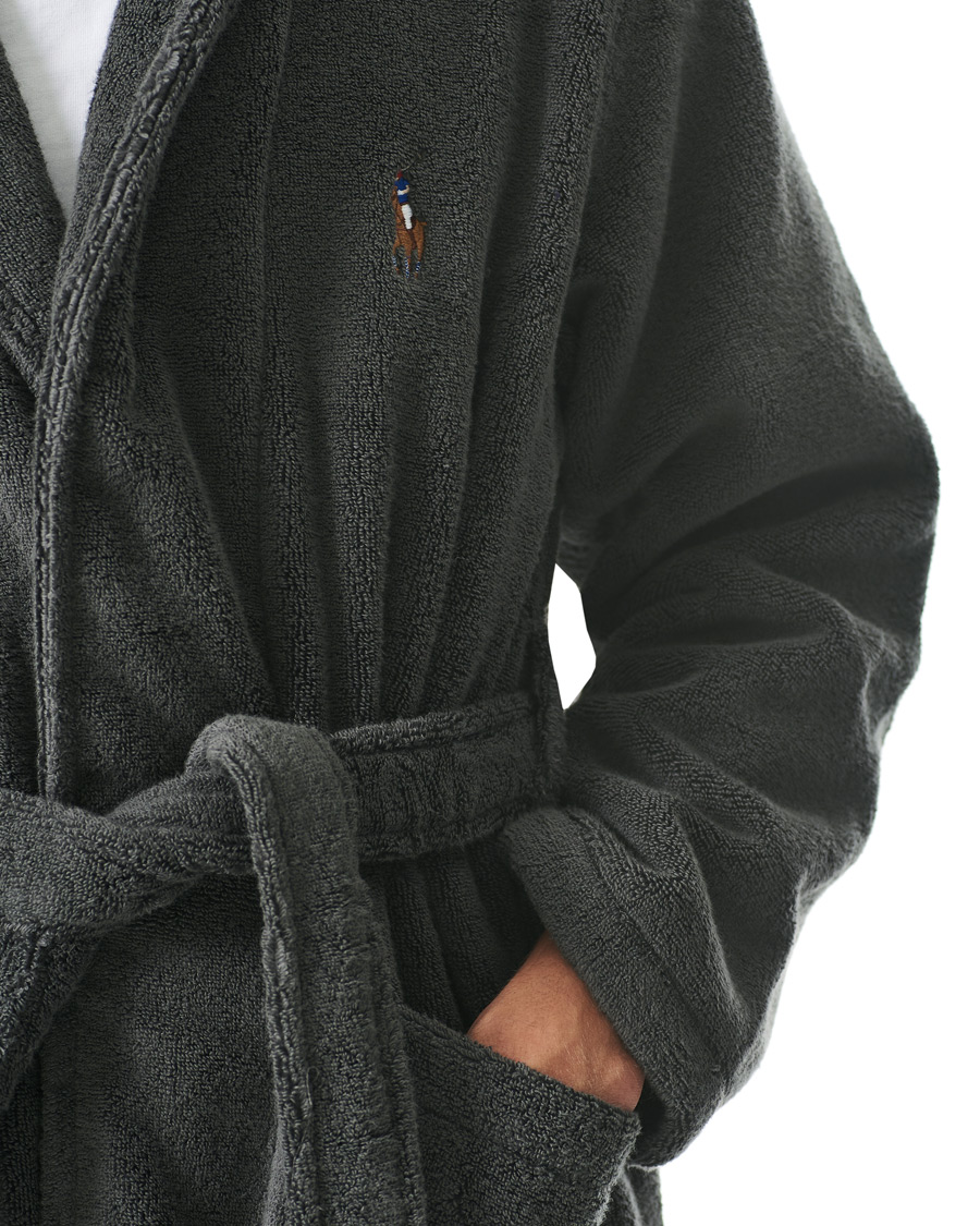 Herr | Pyjamas & Morgonrockar | Polo Ralph Lauren | Cotton Terry Robe Dark Slate