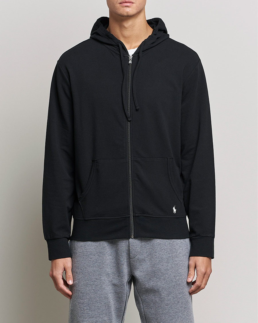 Herr | Tröjor | Polo Ralph Lauren | Cotton Jersey Long Sleeve Hoodie Black