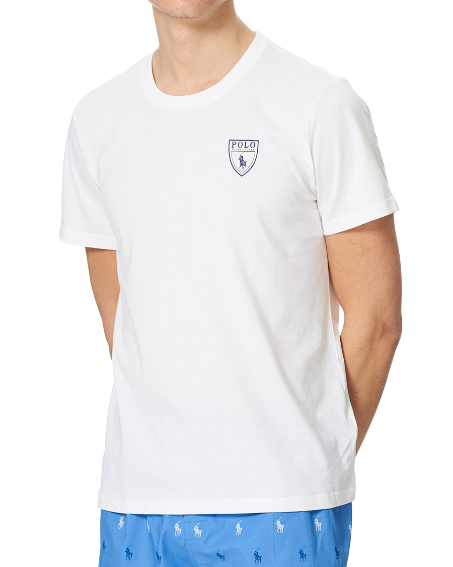 Herr | Pyjamas & Morgonrockar | Polo Ralph Lauren | Short Sleeve Pyjama Set White/Blue