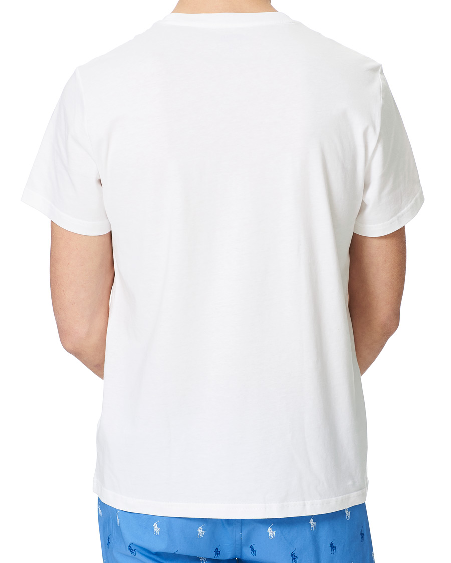 Herr | Pyjamas & Morgonrockar | Polo Ralph Lauren | Short Sleeve Pyjama Set White/Blue
