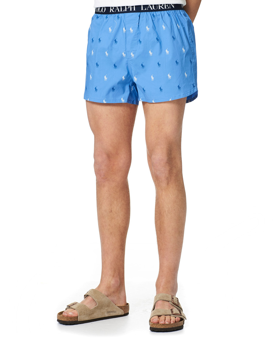 Herr | Pyjamas & Morgonrockar | Polo Ralph Lauren | Short Sleeve Pyjama Set White/Blue