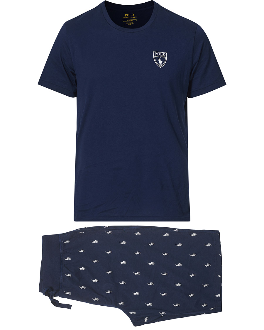 Herr | Pyjamas & Morgonrockar | Polo Ralph Lauren | Short Sleeve Pyjama Set Navy