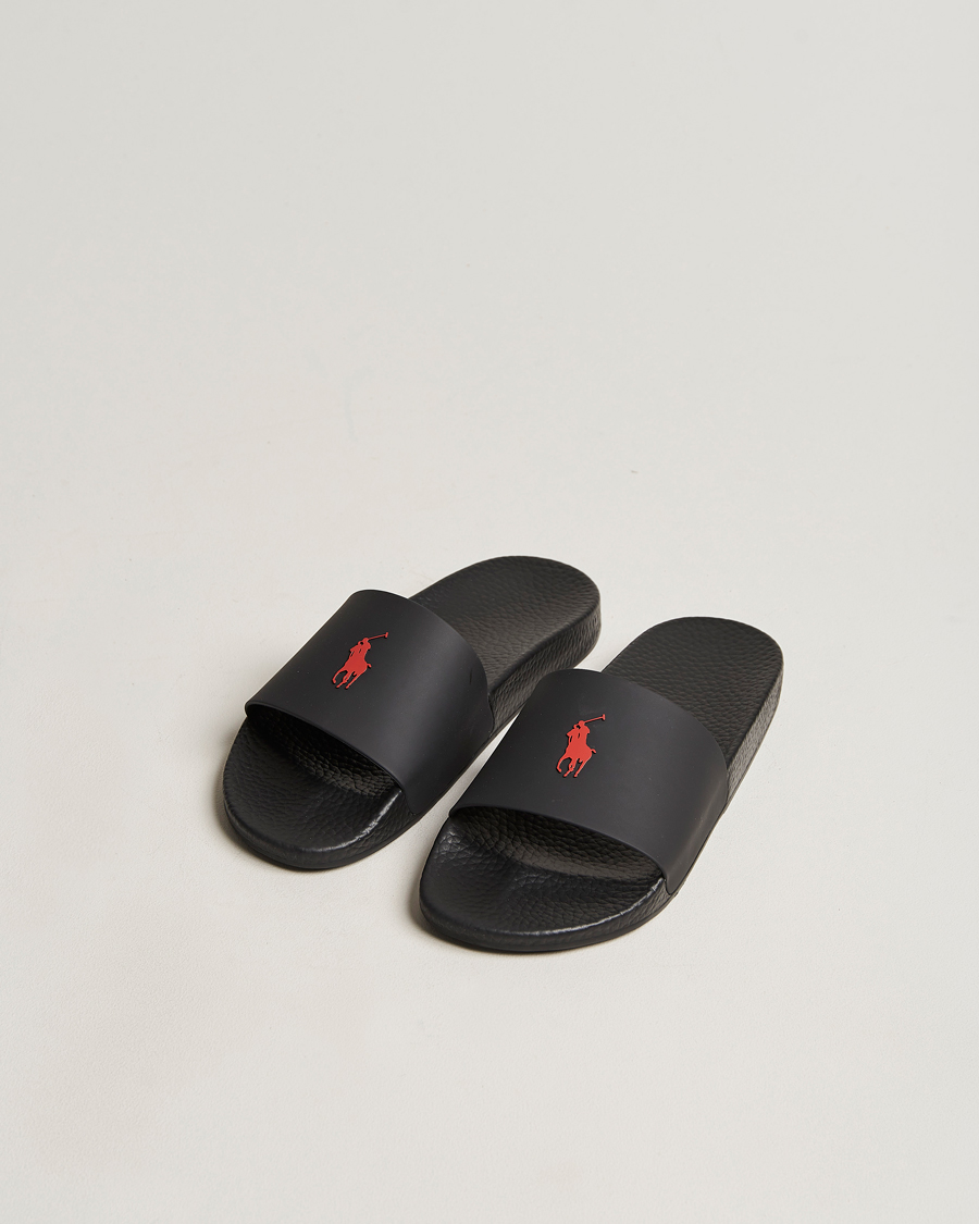 Herr | Sandaler & Tofflor | Polo Ralph Lauren | Logo Slides Black
