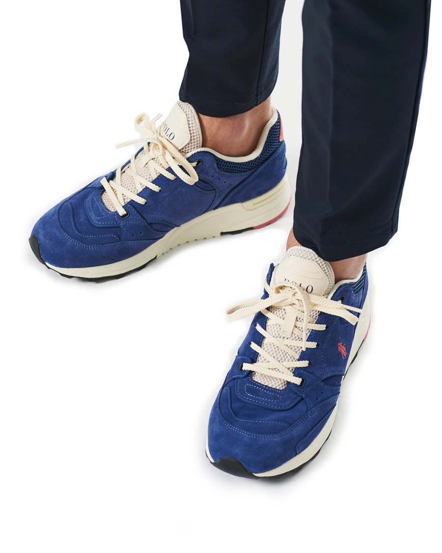 Herr | Polo Ralph Lauren Train 85 Running Sneaker Light Navy | Polo Ralph Lauren | Train 85 Running Sneaker Light Navy