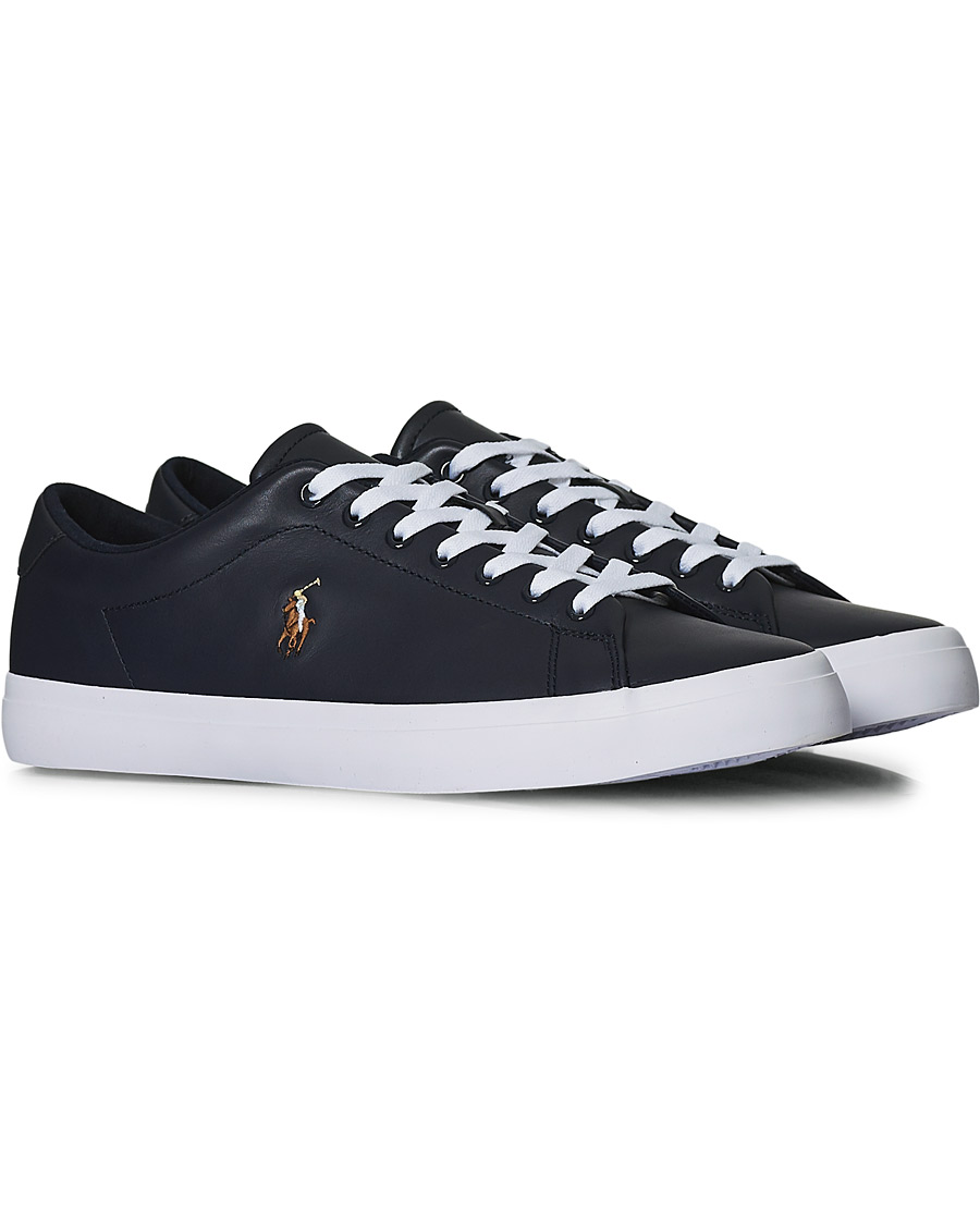 Herr | Polo Ralph Lauren Longwood Leather Sneaker Hunter Navy | Polo Ralph Lauren | Longwood Leather Sneaker Hunter Navy