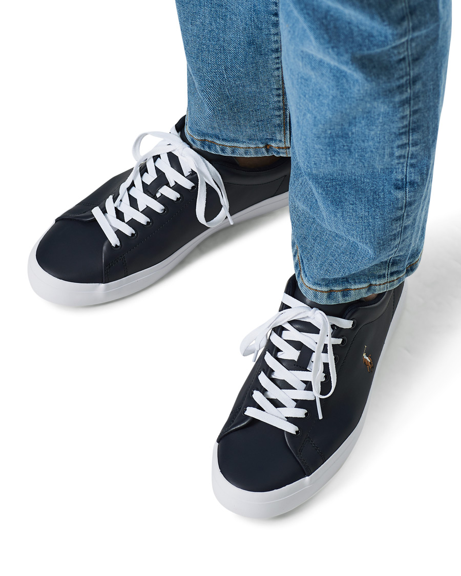 Herr | Polo Ralph Lauren Longwood Leather Sneaker Hunter Navy | Polo Ralph Lauren | Longwood Leather Sneaker Hunter Navy