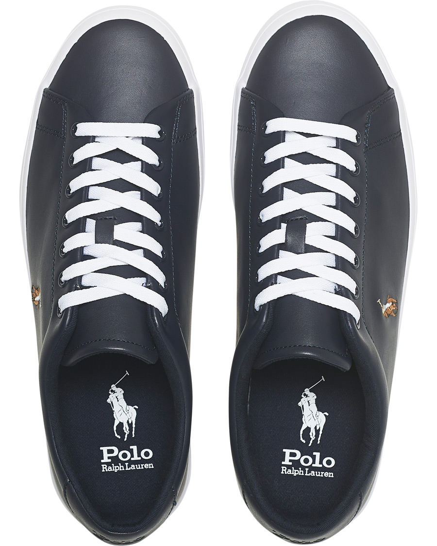Herr | Polo Ralph Lauren Longwood Leather Sneaker Hunter Navy | Polo Ralph Lauren | Longwood Leather Sneaker Hunter Navy