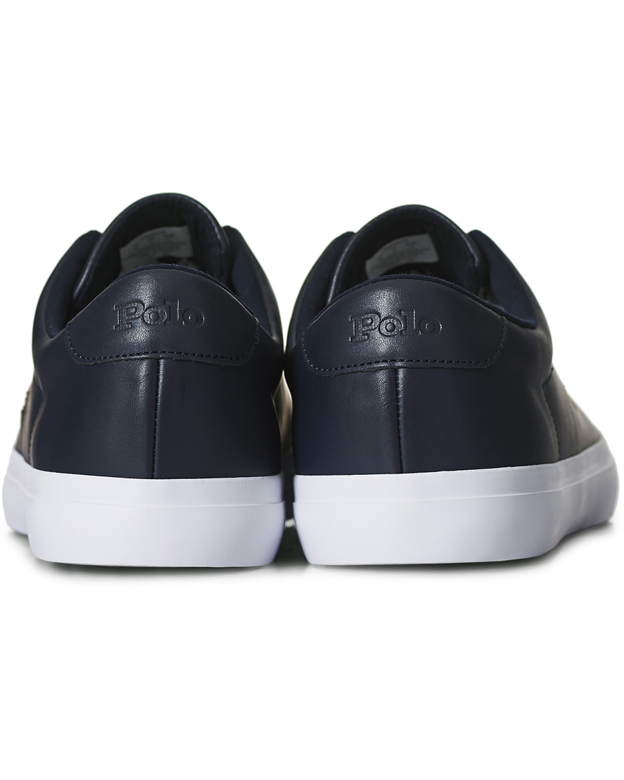 Herr | Polo Ralph Lauren Longwood Leather Sneaker Hunter Navy | Polo Ralph Lauren | Longwood Leather Sneaker Hunter Navy