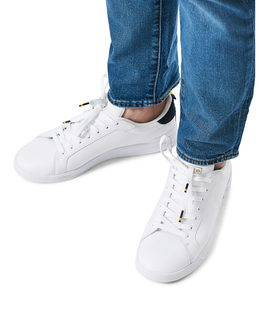 Herr | Polo Ralph Lauren Heritage Court II Sneaker White/Navy | Polo Ralph Lauren | Heritage Court II Sneaker White/Navy