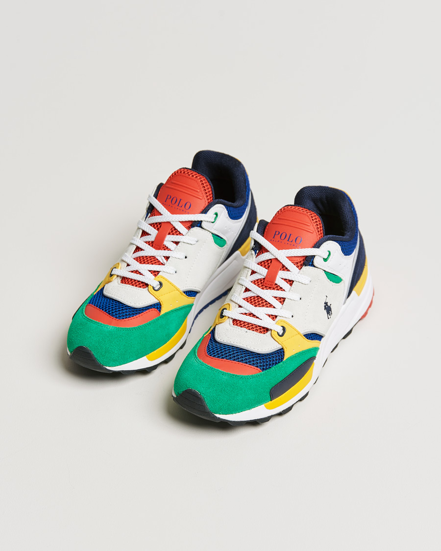 Herr | Polo Ralph Lauren Trackstr 200 Running Sneaker Multi | Polo Ralph Lauren | Trackstr 200 Running Sneaker Multi