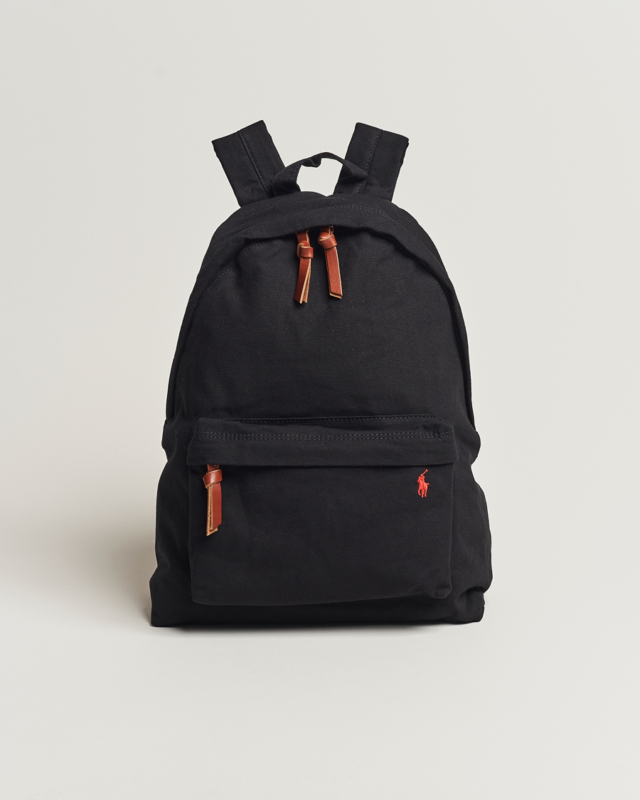 Herr | Polo Ralph Lauren Canvas Backpack Black | Polo Ralph Lauren | Canvas Backpack Black
