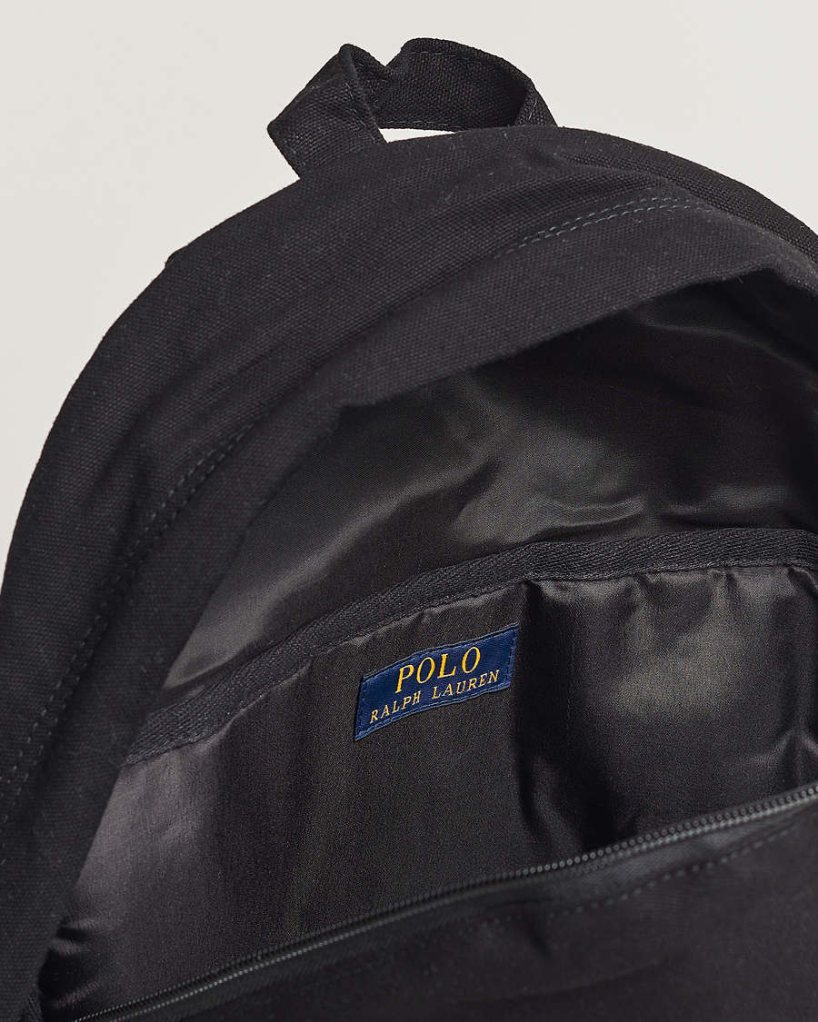 Herr | Polo Ralph Lauren Canvas Backpack Black | Polo Ralph Lauren | Canvas Backpack Black