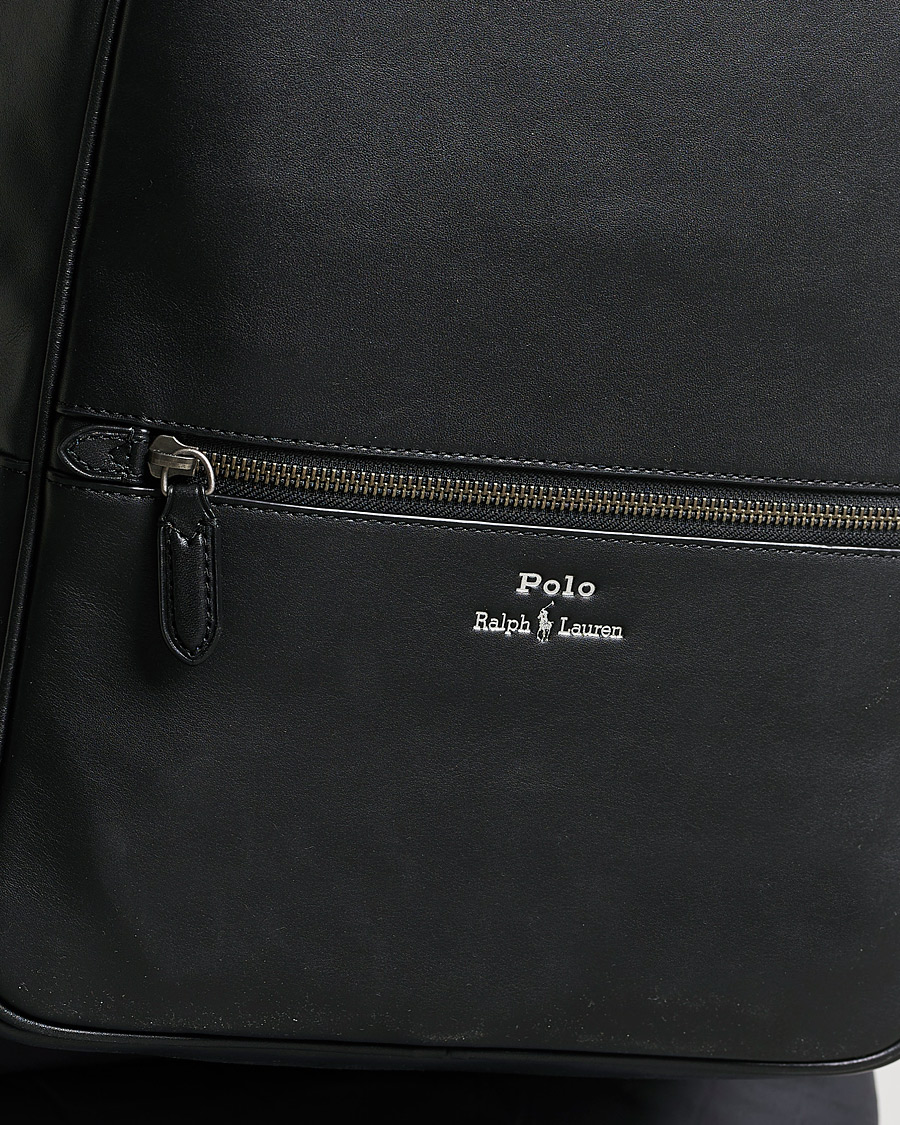 Herr | Polo Ralph Lauren Leather Backpack Black | Polo Ralph Lauren | Leather Backpack Black