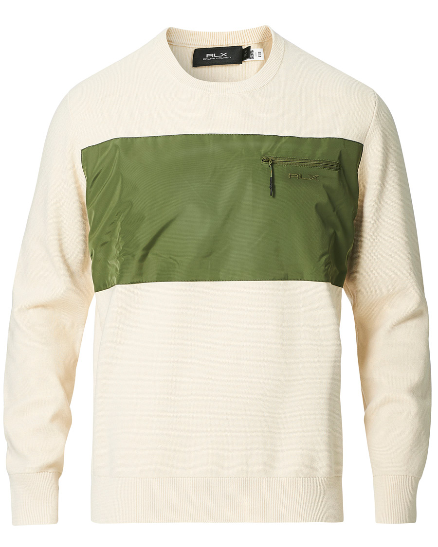 Herr | Tröjor | RLX Ralph Lauren | Hybrid Sweater Guide Creme