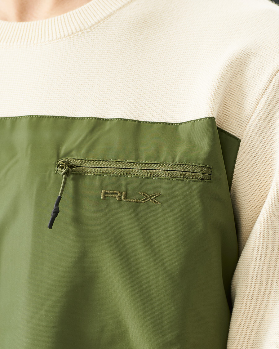 Herr | Tröjor | RLX Ralph Lauren | Hybrid Sweater Guide Creme