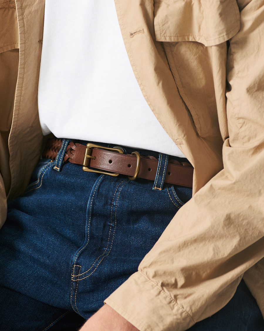 Herr | Polo Ralph Lauren Leather Belt Brown | Polo Ralph Lauren | Leather Belt Brown