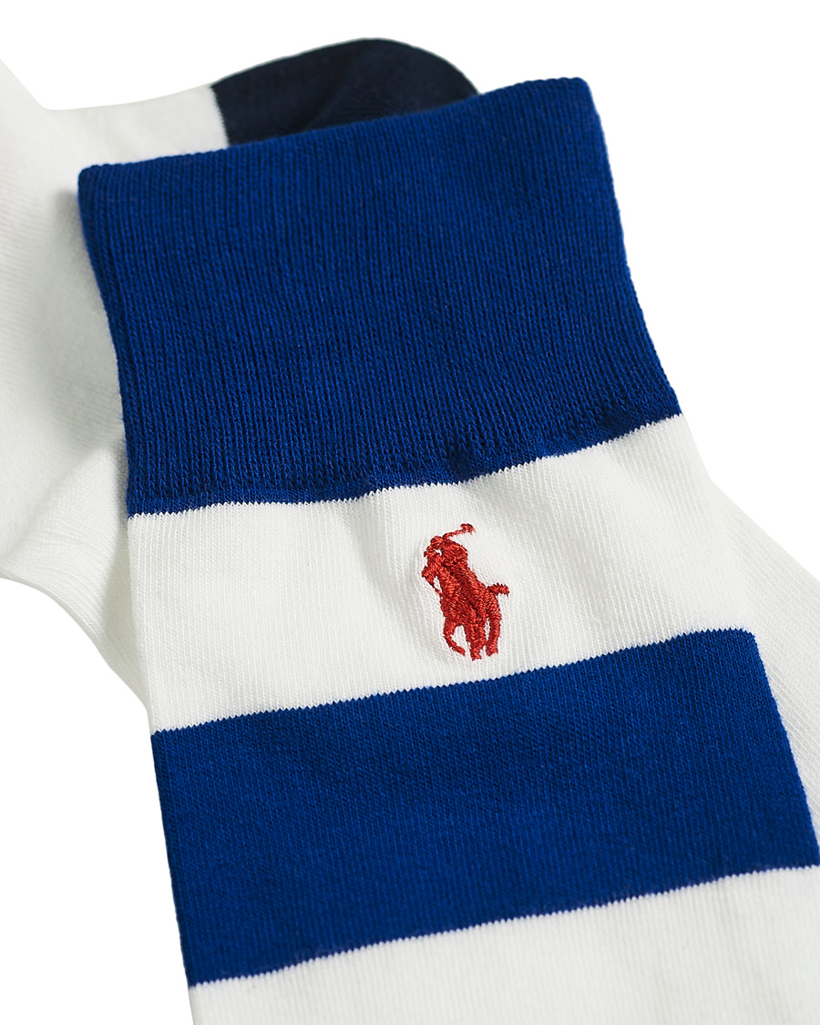 Herr | Underkläder | Polo Ralph Lauren | 2-Pack Bear Socks White/Blue