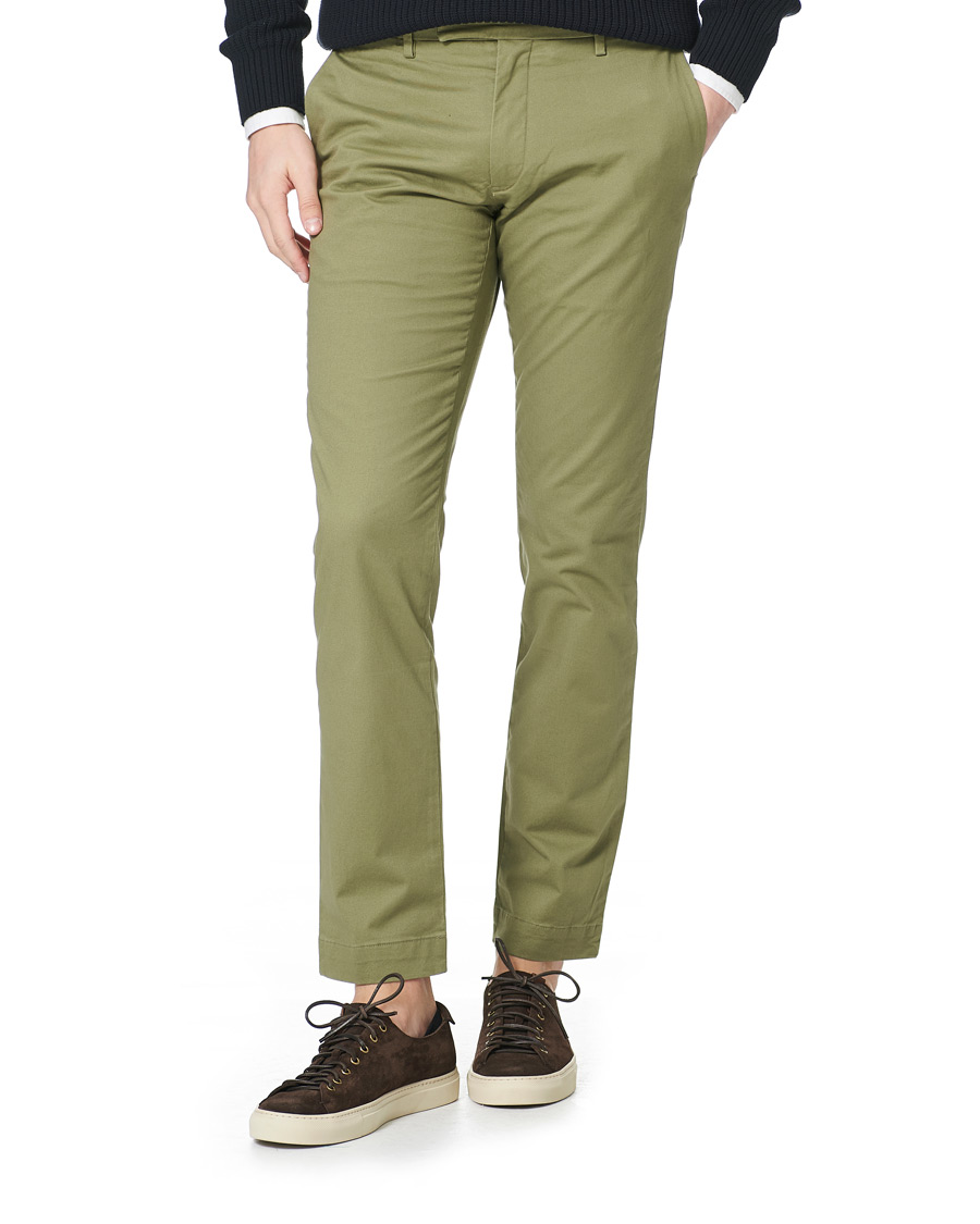 Herr | Byxor | Polo Ralph Lauren | Slim Fit Stretch Chinos Sage Green