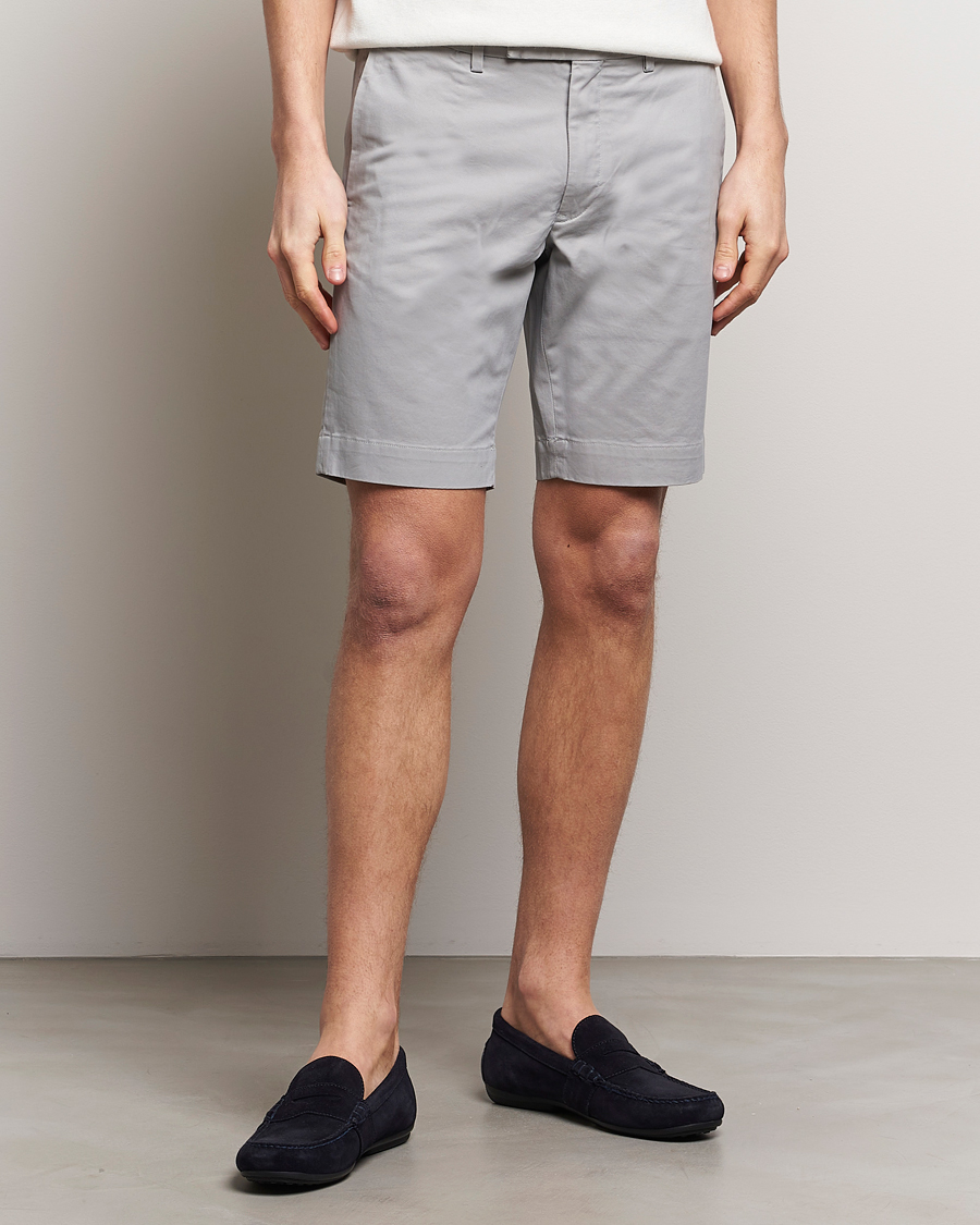 Herre |  | Polo Ralph Lauren | Tailored Slim Fit Shorts Soft Grey