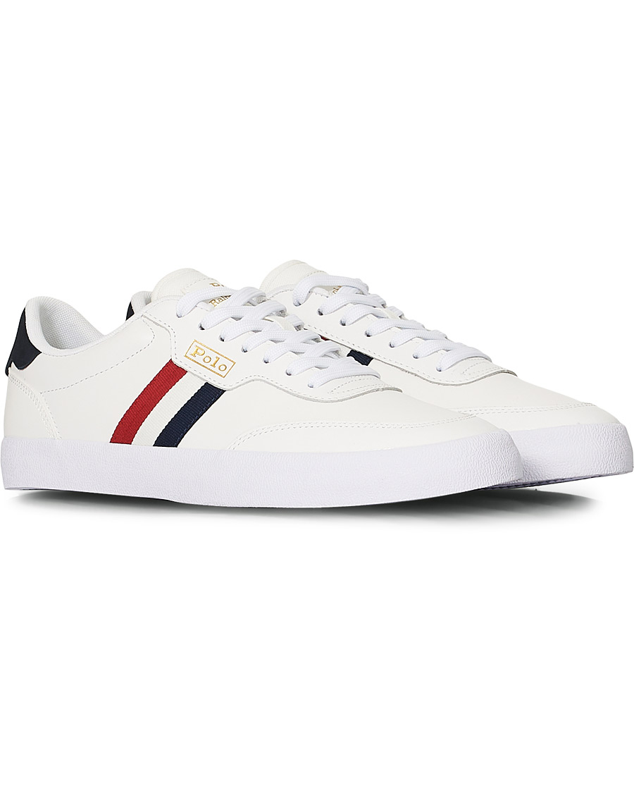 Herr | Polo Ralph Lauren Court VLC Leather Sneaker White | Polo Ralph Lauren | Court VLC Leather Sneaker White