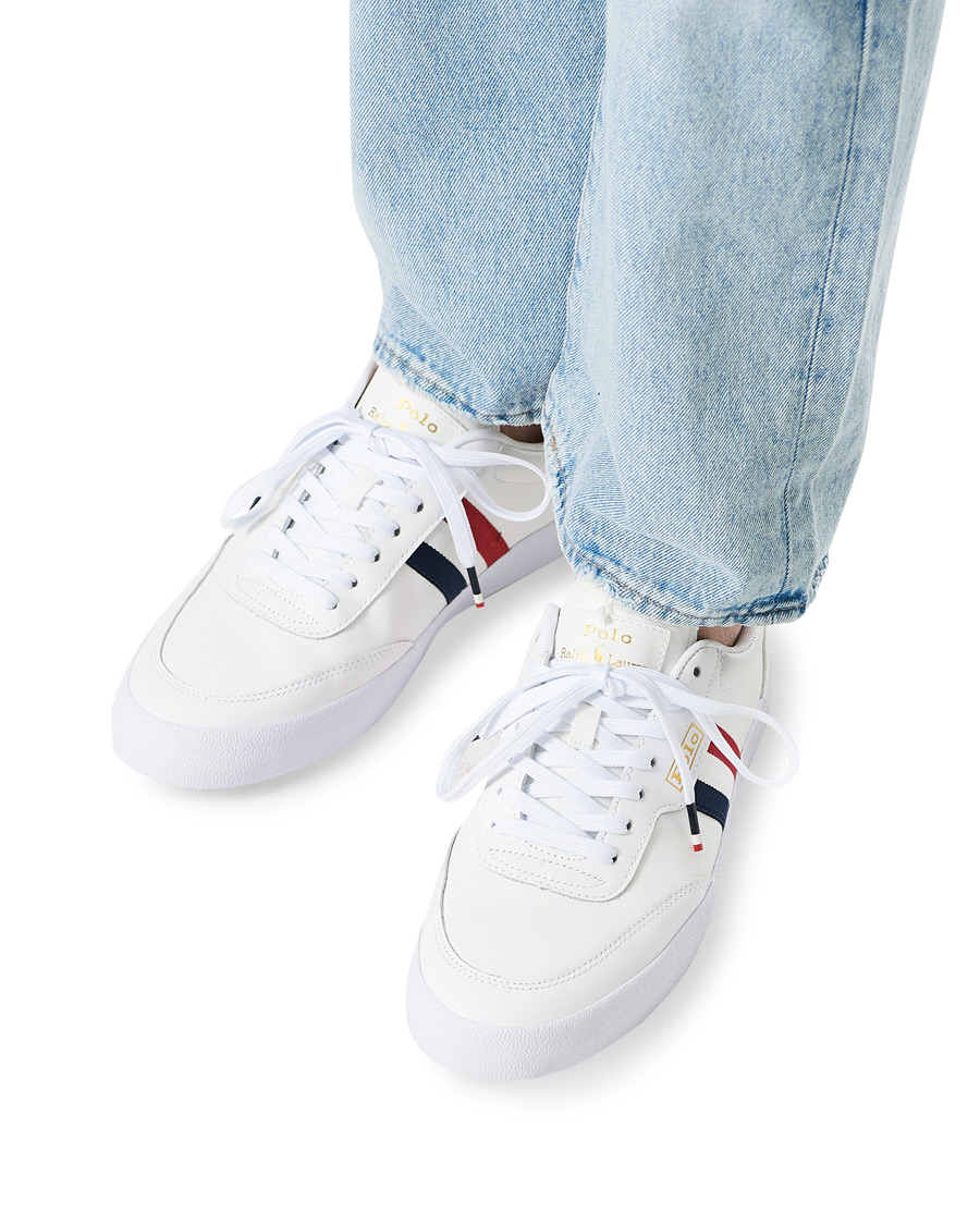 Herr | Polo Ralph Lauren Court VLC Leather Sneaker White | Polo Ralph Lauren | Court VLC Leather Sneaker White