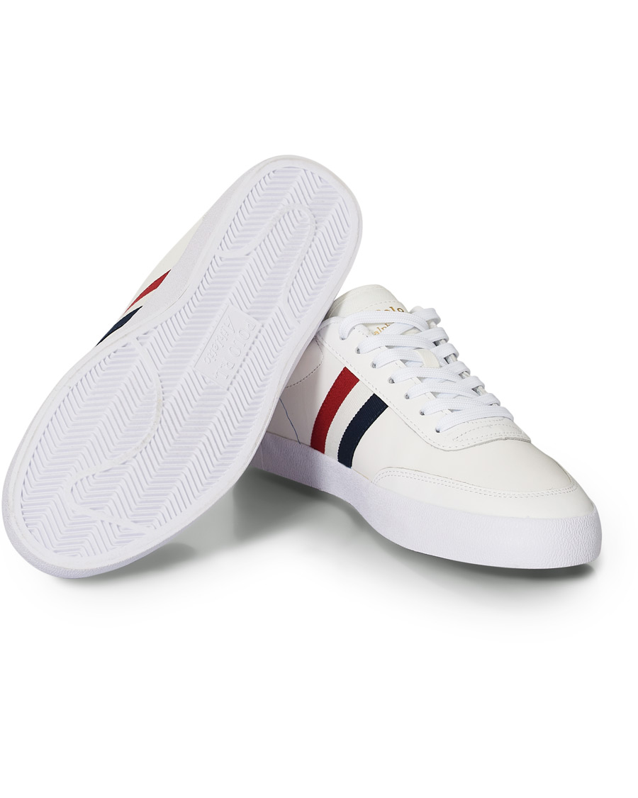 Herr | Polo Ralph Lauren Court VLC Leather Sneaker White | Polo Ralph Lauren | Court VLC Leather Sneaker White