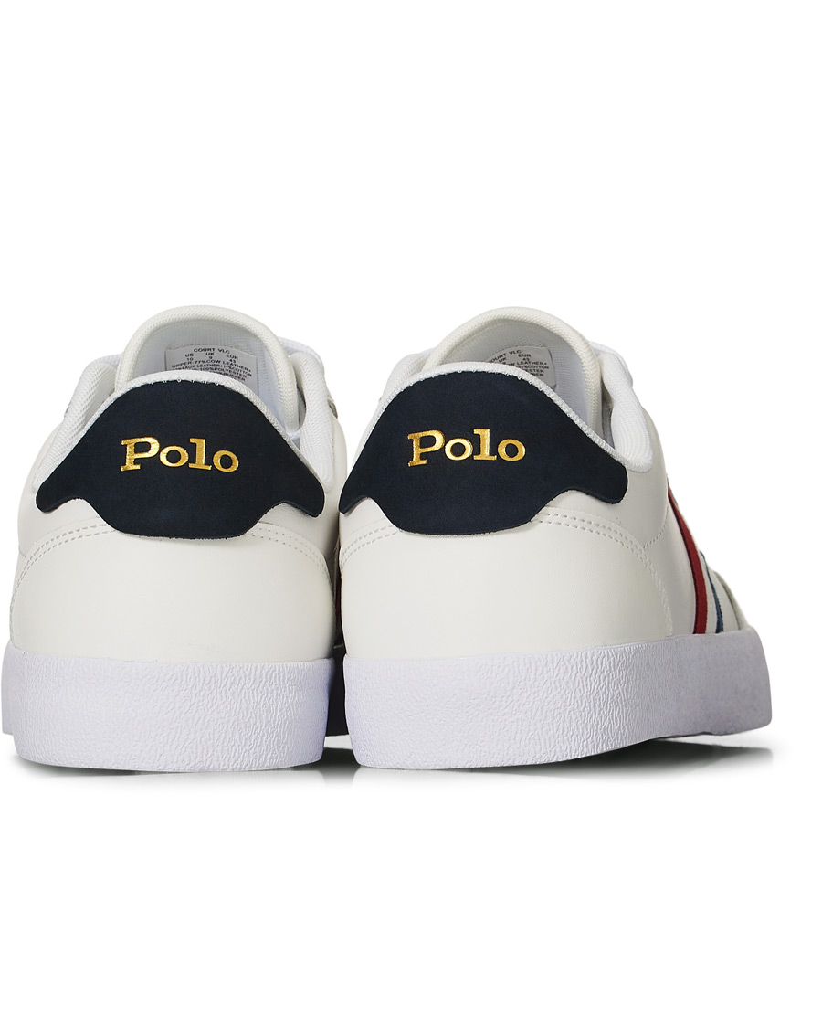 Herr | Polo Ralph Lauren Court VLC Leather Sneaker White | Polo Ralph Lauren | Court VLC Leather Sneaker White
