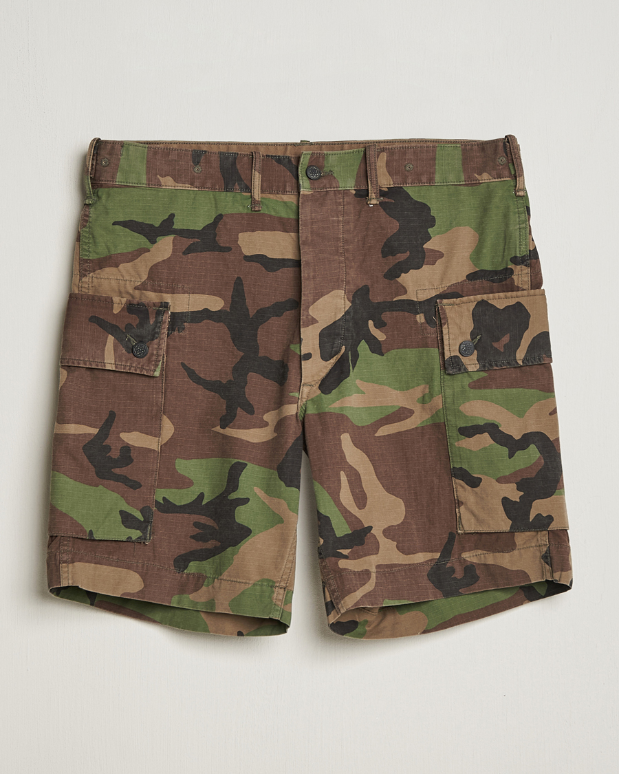 Herr | Shorts | RRL | Regiment Cargo Shorts Woodland Camo