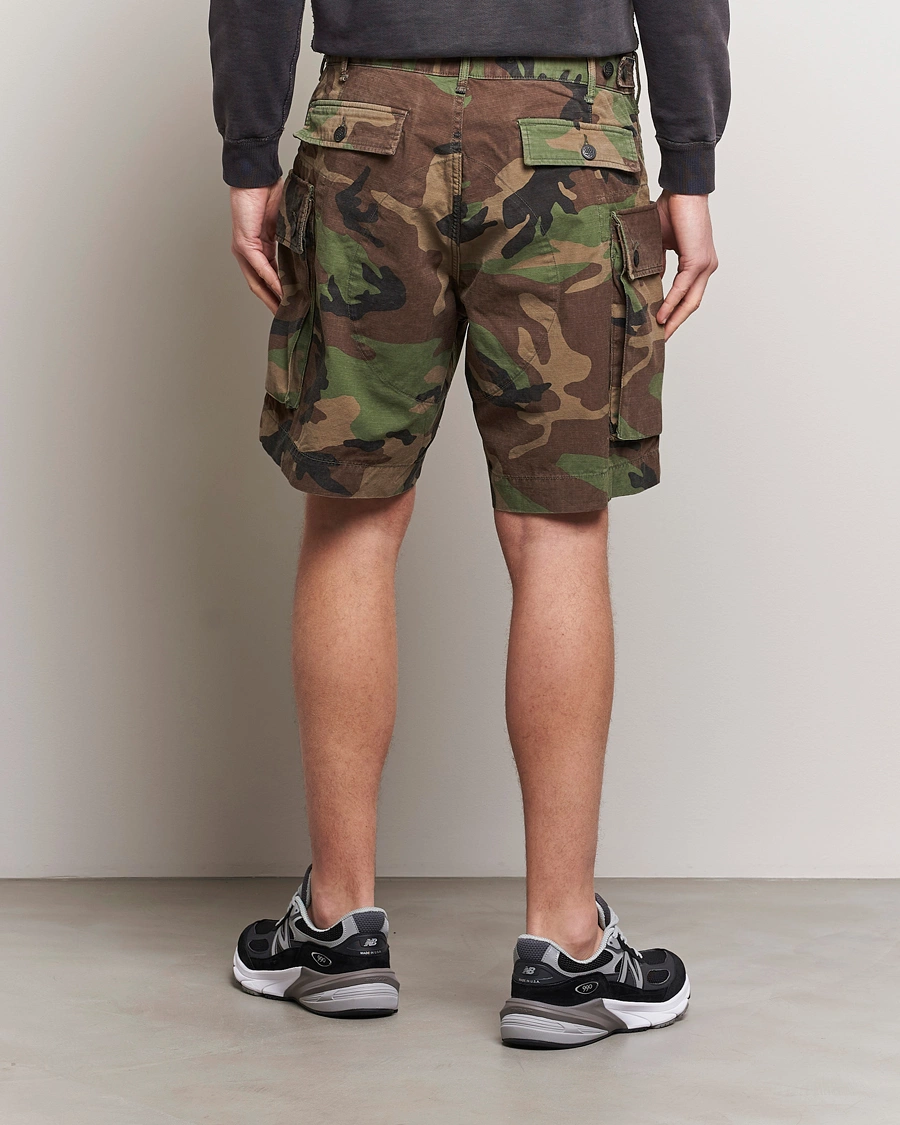 Herr | Shorts | RRL | Regiment Cargo Shorts Woodland Camo