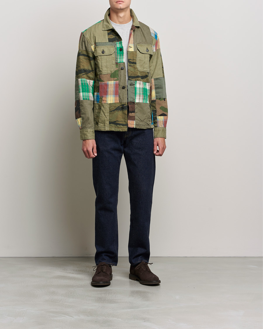 Herr | Jackor | RRL | Clark Patchwork Jacket Multicolor