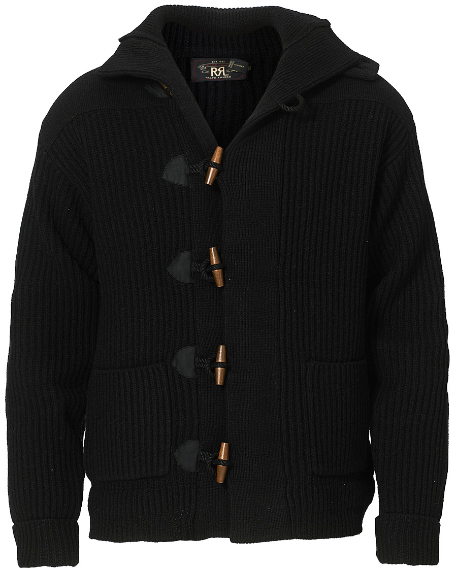 Herr | Tröjor | RRL | Toggle Coat Cardigan Black