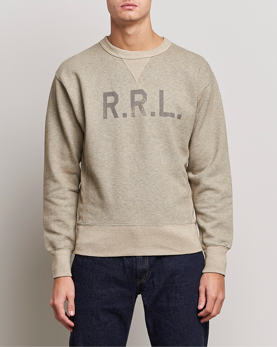 Herr | Tröjor | RRL | Double V Sweatshirt Trainer Heather