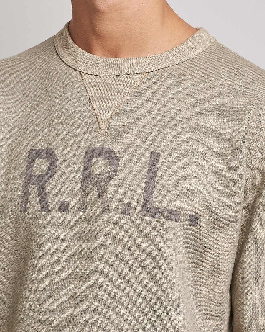Herr | Tröjor | RRL | Double V Sweatshirt Trainer Heather